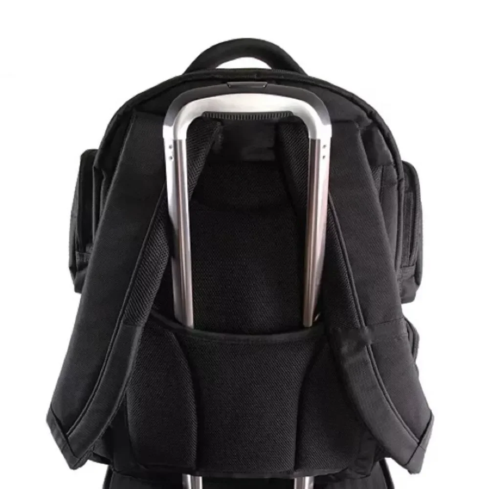 Perry Ellis Black 350 Laptop Backpack- Black travel bag, business bag $160 bag